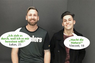 Zu Blogartikel 'So geht Berufsreifeprüfung, Teil 2: „Meine Eltern sind stolz auf mich!“' wechseln