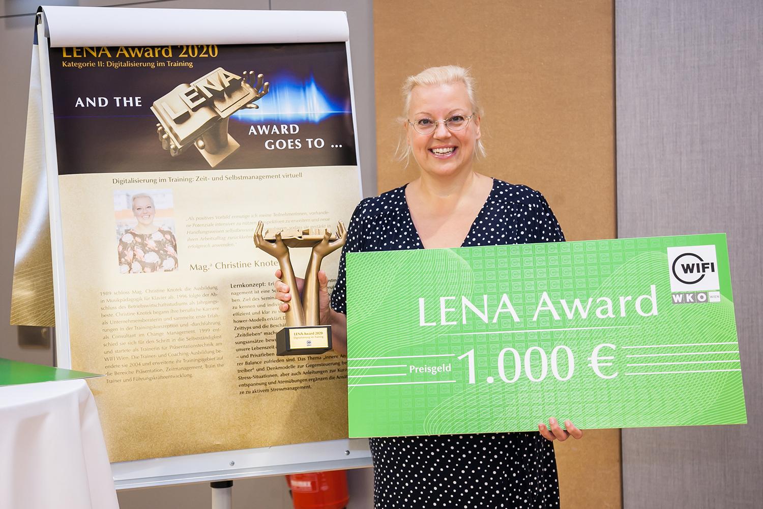 LENA-Award 2020: Mag. Christine Knotek