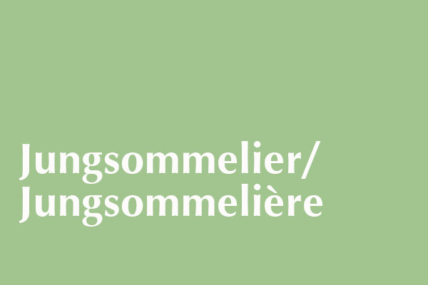 Jungsommelier/Jungsommelière