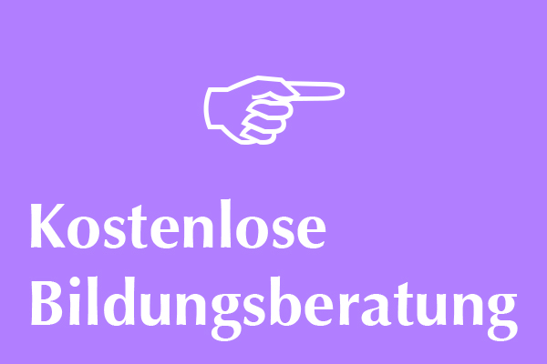 Kostenlose Bildungsberatung