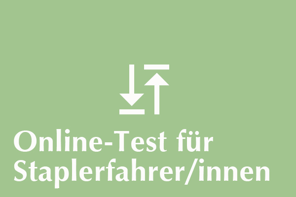 Onlinetest für Stapler/innen
