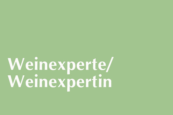 Weinexperte/Weinexpertin